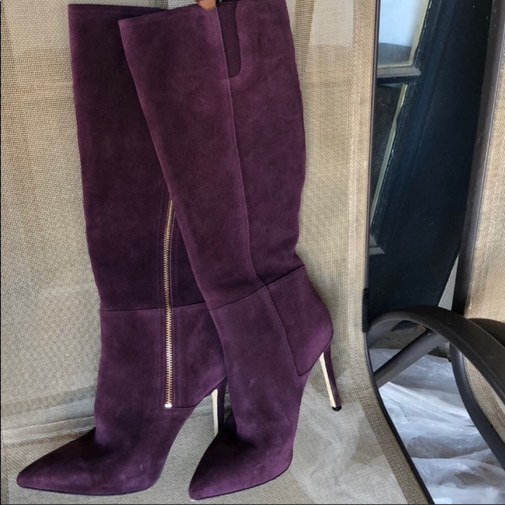 Authentic Michael Kors burgundy Boots